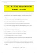CIW IBA Bundled Exams Questions and Answers 100&percnt; Pass Guaranteed &vert; Flash Sale 40&percnt; Discount&excl;&excl;