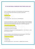 Tti Rn Maternal Newborn Proctored Exam 2024 &vert; Complete Questions and Answers &vert;Comprehensive Study Guide&period;