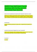 NUR212 Final 2025 Exam Practice  Questions With Verified Answers Guaranteed Pass &lpar;Score A&rpar;