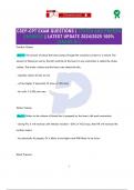 CSEP-CPT EXAM QUESTIONS &vert; TESTED AND PROVEN ANSWERS &vert; LATEST UPDATE 2024&sol;2025 100&percnt; &lpar;GRADE A&plus;&rpar;