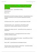 FDOT EARTHWORK LEVEL 1 EXAM NEWEST EXAM COMPLETE QUESTIONS AND CORRECT DETAILED ANSWERS