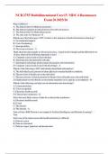 NUR 2755 Multidimensional Care IV  MDC 4  Rasmussen Exam 26 2025&sol;26 