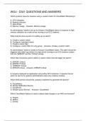 WGU - D341 QUESTIONS AND ANSWERS