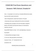COUN 502 Final Exam Questions and  Answers 100&percnt; Solved &vert; Graded A&plus;