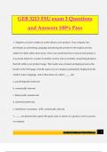 GEB 3213 FSU exam 3 Questions and Answers 100&percnt; Pass