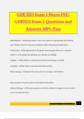 GEB 3213 Exam 1 Hayes FSU&comma; GEB3213 Exam 1 Questions and Answers 100&percnt; Pass