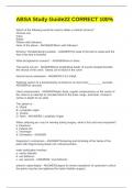 ABSA Study Guide22 CORRECT 100&percnt;