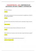 STRAIGHTERLINE - A&P 1 MIDTERM EXAM  QUESTIONS AND 100&percnt; CORRECT ANSWERS 2025