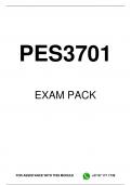 PES3701 EXAM PACK 2026