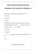 DBIA EXAM PACKAGE DEAL QUESTIONS AND VERIFIED DETAILED ANSWERS &vert; 100&percnt; GUARANTEED PASS &vert; ALREADY GRADED A&plus;