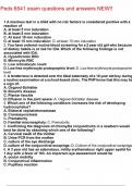 Peds 6541 exam questions and answers NEW&excl;&excl;Peds 6541 exam questions and answers NEW&excl;&excl;