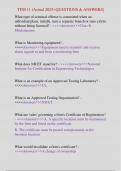 TFM 11 &lpar;Actual 2025&sol;2026&rpar; QUESTIONS & ANSWERS&vert;