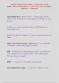 UNITED AIRLINES FLIGHT ATTENDANT&colon; BASIC  INDUCTION TERMS EXAM &lpar;Actual 2025&rpar; QUESTIONS &  VERIFIED ANSWERS