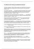 FLORIDA ELECTRICAL BUSINESS EXAM &num;7