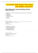 Test Bank FOR Human Physiology 16th Edition Stuart Fox &vert;&vert; Complete guide&period;