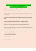 HESC 109 Final exams Questions with Revised Answers&vert; Verified 100&percnt; Correct