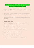 CHEM 109 EXAM Exam Questions with Revised Answers&vert; Verified 100&percnt; Correct