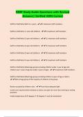RNRF Study Guide Questions with Revised Answers&vert; Verified 100&percnt; Correct