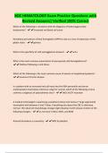 BOC HEMATOLOGY Exam Practice Questions with Revised Answers&vert; Verified 100&percnt; Correct
