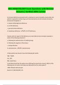 BOC HEMATOLOGY Exam Questions with Revised Answers&vert; Verified 100&percnt; Correct