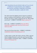 EFD TRAINING EXAM NEWEST 2025 ACTUAL EXAM  COMPLETE 70 QUESTIONS AND CORRECT  DETAILED ANSWERS &lpar;VERIFIED ANSWERS&rpar; &vert;ALREADY GRADED A&plus;&vert;&vert;BRAND NEW&excl;&excl;