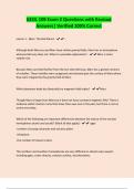 GEOLOGY 109 EXAMS BUNDLE &vert; All Questions with Revised Answers&vert; Verified 100&percnt; Correct