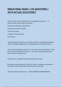 NN310 FINAL EXAM &vert; 116 QUESTIONS &vert; WITH ACTUAL SOLUTIONS&excl;&excl;