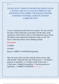 NR 224 EXAM1&comma;2&comma;3 AND FINAL BUNDLE FUNDAMENTALS SKILLS FINAL EXAM NEWEST 2024 ACTUAL EXAM COMPLETE QUESTIONS AND CORRECT DETAILED ANSWERS &lpar;VERIFIED ANSWERS&rpar; &vert;ALREADY GRADED A&plus;