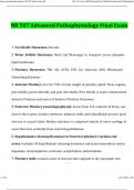 NR 507 Advanced Pathophysiology Final Exam 2025 Questions and Answers &lpar;2025 &sol; 2026&rpar; &lpar;Verified Answers&rpar;