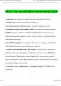 NR 507 Advanced Pathophysiology Midterm Study Guide Exam 2025 Questions and Answers &lpar;2025 &sol; 2026&rpar; &lpar;Verified Answers&rpar;