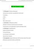 NR 507 Advanced Pathophysiology Week 2 Quiz Exam 2025 Questions and Answers &lpar;2025 &sol; 2026&rpar; &lpar;Verified Answers&rpar;
