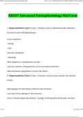 NR 507 Advanced Pathophysiology Midterm Exam Latest 2025 Questions and Answers &lpar;2025 &sol; 2026&rpar; &lpar;Verified Answers&rpar;