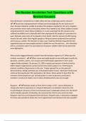 The Russian Revolution Test Questions with Revised Answers
