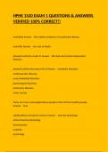 HPHE 1520 EXAM 1 QUESTIONS & ANSWERS VERIFIED 100&percnt; CORRECT&excl;&excl;
