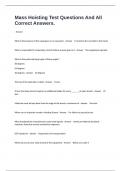 Mass Hoisting Test Questions And All Correct Answers&period;