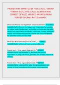 PHOENIX FIRE DEPARTMENT TEST ACTUAL  NEWEST VERSION 2024&sol;2025 ACTUAL QUESTION AND CORRECT DETAILED VERIFIED ANSWERS FROM VERIFIED SOURCES RATED A GRADE