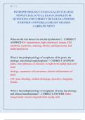 PATHOPHYSIOLOGY EXAM 4 GALEN COLLEGE  NEWEST 2025 ACTUAL EXAM COMPLETE 80  QUESTIONS AND CORRECT DETAILED ANSWERS  &lpar;VERIFIED ANSWERS&rpar; &vert;ALREADY GRADED  A&plus;&vert;&vert;BRAND NEW&excl;&excl;