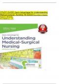 Test Banks For Study Guide for Understanding Medical Surgical Nursing 6 and 7thEdition&vert;All Chapters&vert;&vert;Complete Guide Exam Bundle&excl;&excl;