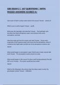 GES EXAM 2 &vert; 167 QUESTIONS &vert; WITH PASSED ANSWERS SCORED A&plus;