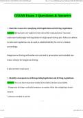 CERAD EXAM 3 &lpar;2025&rpar; Questions and Answers &lpar;2025 &sol; 2026&rpar; &lpar;Verified Answers&rpar;