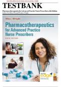  Testbank F or Pharmacotherapeutics for Advanced Practice Nurse Prescribers&comma; 6th Edition Author&colon;Teri Moser Wooand Wendy L&period; Wright
