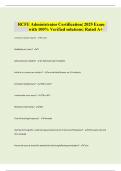 RCFE Administrator Certification&vert; 2025 Exam with 100&percnt; Verified solutions&vert; Rated A&plus;
