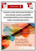 Test Bank For Public Health Nursing 11th Edition by Marcia Stanhope&comma; Jeanette Lancaster&vert;&vert;ISBN NO&colon;10&comma;0323884172&vert;&vert;ISBN NO&colon;13&comma;978-0323884174&vert;&vert;All Chapters Covered&vert;&vert;Complete Guide A&plus;