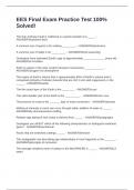 EES Final Exam Practice Test 100&percnt; Solved&excl;