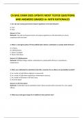 CA BAIL EXAM 2025 UPDATE MOST TESTED QUESTIONS AND ANSWERS GRADED A&plus; WITH RATIONALES