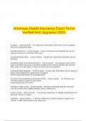   Arkansas Health Insurance Exam Terms Verified And Upgraded 2025&period;