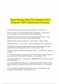  Rope Rescue Ops IFSI Questions And Answers 100&percnt; Guaranteed Success&period;