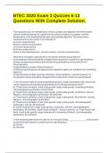BTEC 3320 Exam 3 Quizzes 6-13 Questions With Complete Solution&period;