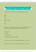 Qualys Cloud Agent Exam Questions with 100&percnt; Correct Answers &vert; Updated & Verified &vert; 2025