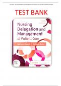 Test Bank - Nursing Delegation and Management of Patient Care 3rd Edition&comma;&lpar;Kathleen Motacki&comma; 2022&rpar;&comma; Chapter 1-21 &vert; All Chapters
